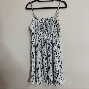Black and White Spaghetti Strap Dress